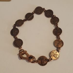Mini Penny Copper Bracelet